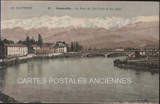 Cartes postales anciennes > CARTES POSTALES > carte postale ancienne > cartes-postales-ancienne.com Auvergne rhone alpes Isere Grenoble