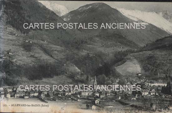 Cartes postales anciennes > CARTES POSTALES > carte postale ancienne > cartes-postales-ancienne.com Auvergne rhone alpes Isere Allevard