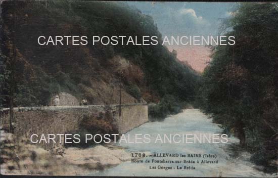 Cartes postales anciennes > CARTES POSTALES > carte postale ancienne > cartes-postales-ancienne.com Auvergne rhone alpes Isere Allevard