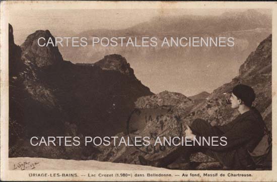 Cartes postales anciennes > CARTES POSTALES > carte postale ancienne > cartes-postales-ancienne.com Auvergne rhone alpes Isere Uriage