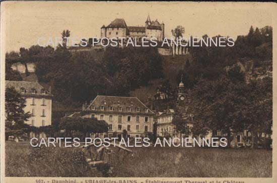 Cartes postales anciennes > CARTES POSTALES > carte postale ancienne > cartes-postales-ancienne.com Auvergne rhone alpes Isere Uriage