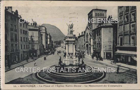 Cartes postales anciennes > CARTES POSTALES > carte postale ancienne > cartes-postales-ancienne.com Auvergne rhone alpes Isere Grenoble