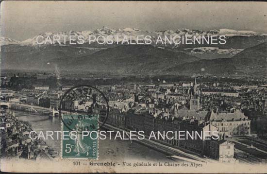 Cartes postales anciennes > CARTES POSTALES > carte postale ancienne > cartes-postales-ancienne.com Auvergne rhone alpes Isere Grenoble