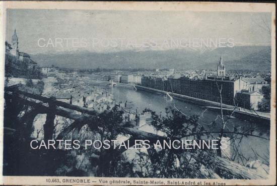 Cartes postales anciennes > CARTES POSTALES > carte postale ancienne > cartes-postales-ancienne.com Auvergne rhone alpes Isere Grenoble