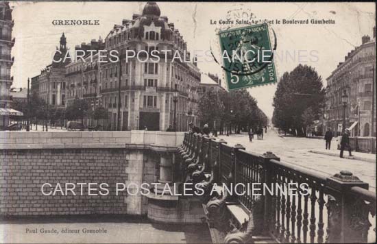 Cartes postales anciennes > CARTES POSTALES > carte postale ancienne > cartes-postales-ancienne.com Auvergne rhone alpes Isere Grenoble