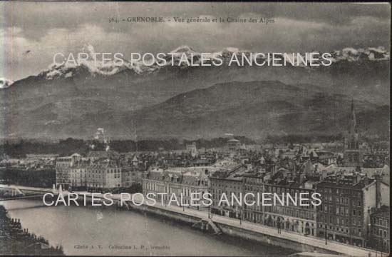 Cartes postales anciennes > CARTES POSTALES > carte postale ancienne > cartes-postales-ancienne.com Auvergne rhone alpes Isere Grenoble