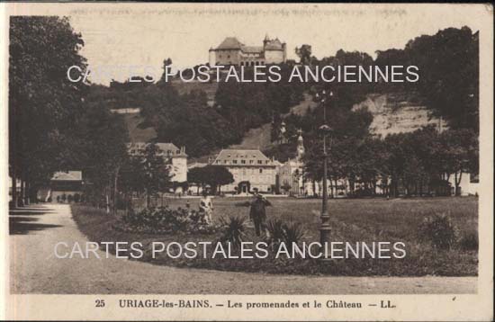 Cartes postales anciennes > CARTES POSTALES > carte postale ancienne > cartes-postales-ancienne.com Auvergne rhone alpes Isere Uriage