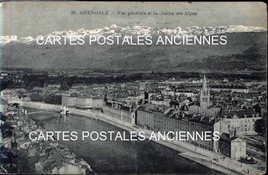 Cartes postales anciennes > CARTES POSTALES > carte postale ancienne > cartes-postales-ancienne.com Auvergne rhone alpes Isere Grenoble