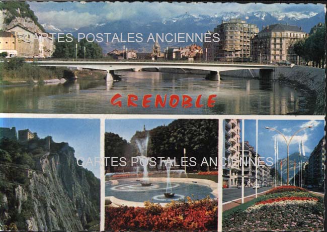 Cartes postales anciennes > CARTES POSTALES > carte postale ancienne > cartes-postales-ancienne.com Auvergne rhone alpes Isere Grenoble