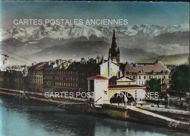 Cartes postales anciennes > CARTES POSTALES > carte postale ancienne > cartes-postales-ancienne.com Auvergne rhone alpes Isere Grenoble