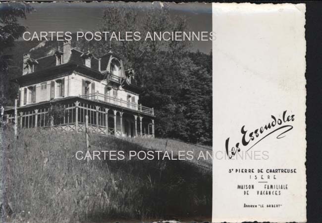 Cartes postales anciennes > CARTES POSTALES > carte postale ancienne > cartes-postales-ancienne.com Auvergne rhone alpes Isere Saint Pierre De Chartreuse