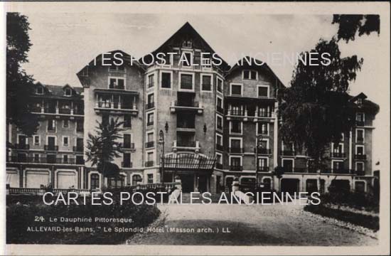 Cartes postales anciennes > CARTES POSTALES > carte postale ancienne > cartes-postales-ancienne.com Auvergne rhone alpes Isere Allevard