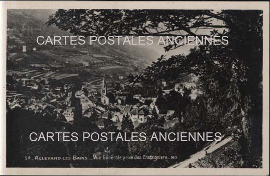 Cartes postales anciennes > CARTES POSTALES > carte postale ancienne > cartes-postales-ancienne.com Auvergne rhone alpes Isere Allevard