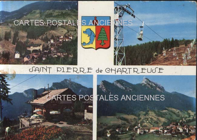 Cartes postales anciennes > CARTES POSTALES > carte postale ancienne > cartes-postales-ancienne.com Auvergne rhone alpes Isere Saint Pierre De Chartreuse