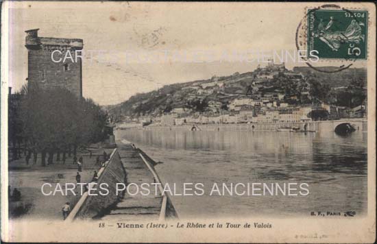 Cartes postales anciennes > CARTES POSTALES > carte postale ancienne > cartes-postales-ancienne.com Auvergne rhone alpes Isere Vienne