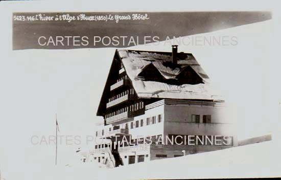 Cartes postales anciennes > CARTES POSTALES > carte postale ancienne > cartes-postales-ancienne.com Auvergne rhone alpes Isere L Alpe D Huez