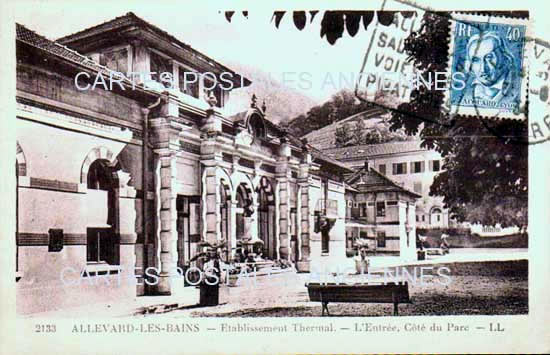 Cartes postales anciennes > CARTES POSTALES > carte postale ancienne > cartes-postales-ancienne.com Auvergne rhone alpes Isere Allevard