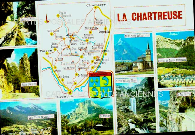 Cartes postales anciennes > CARTES POSTALES > carte postale ancienne > cartes-postales-ancienne.com Auvergne rhone alpes Isere Saint Pierre De Chartreuse