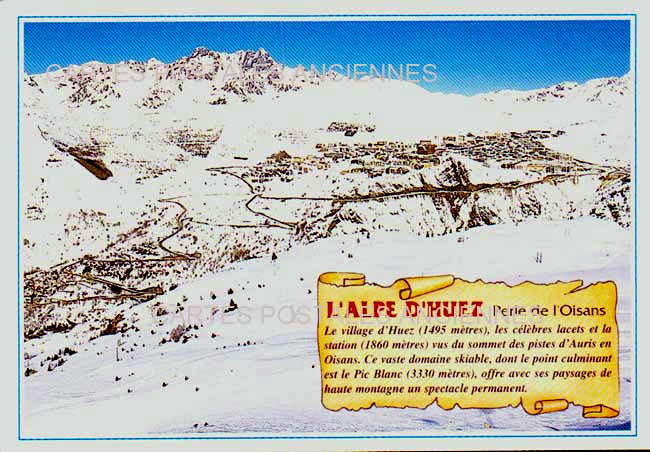 Cartes postales anciennes > CARTES POSTALES > carte postale ancienne > cartes-postales-ancienne.com Auvergne rhone alpes Isere L Alpe D Huez