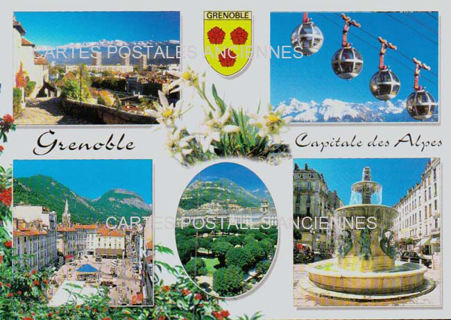 Cartes postales anciennes > CARTES POSTALES > carte postale ancienne > cartes-postales-ancienne.com Auvergne rhone alpes Isere Grenoble