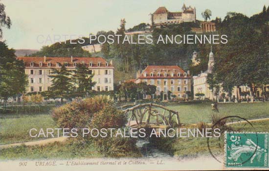 Cartes postales anciennes > CARTES POSTALES > carte postale ancienne > cartes-postales-ancienne.com Auvergne rhone alpes Isere Uriage