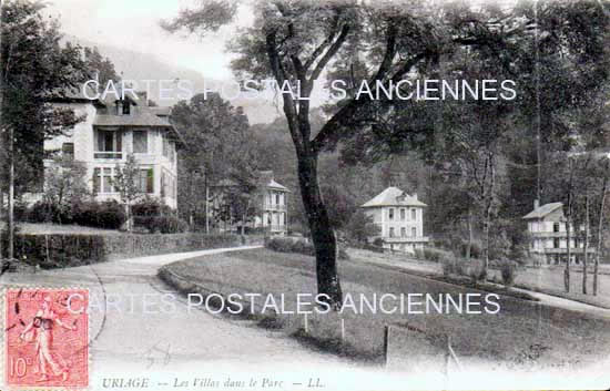 Cartes postales anciennes > CARTES POSTALES > carte postale ancienne > cartes-postales-ancienne.com Auvergne rhone alpes Isere Uriage