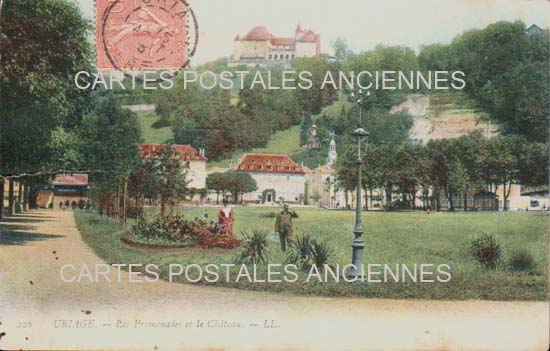 Cartes postales anciennes > CARTES POSTALES > carte postale ancienne > cartes-postales-ancienne.com Auvergne rhone alpes Isere Uriage