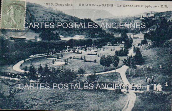 Cartes postales anciennes > CARTES POSTALES > carte postale ancienne > cartes-postales-ancienne.com Auvergne rhone alpes Isere Uriage