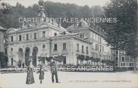 Cartes postales anciennes > CARTES POSTALES > carte postale ancienne > cartes-postales-ancienne.com Auvergne rhone alpes Isere Uriage