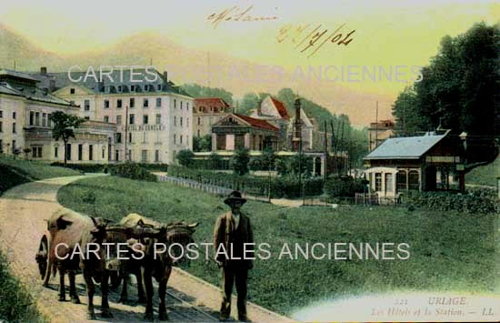 Cartes postales anciennes > CARTES POSTALES > carte postale ancienne > cartes-postales-ancienne.com Auvergne rhone alpes Isere Uriage