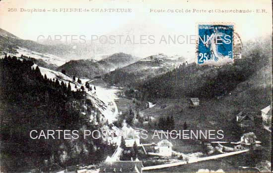 Cartes postales anciennes > CARTES POSTALES > carte postale ancienne > cartes-postales-ancienne.com Auvergne rhone alpes Isere Saint Pierre De Chartreuse