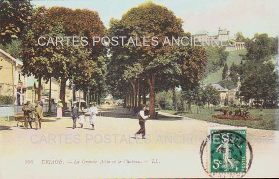 Cartes postales anciennes > CARTES POSTALES > carte postale ancienne > cartes-postales-ancienne.com Auvergne rhone alpes Isere Uriage