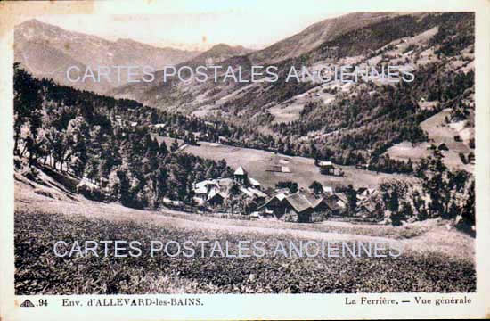 Cartes postales anciennes > CARTES POSTALES > carte postale ancienne > cartes-postales-ancienne.com Auvergne rhone alpes Isere Allevard