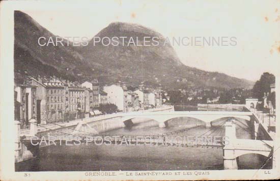 Cartes postales anciennes > CARTES POSTALES > carte postale ancienne > cartes-postales-ancienne.com Auvergne rhone alpes Isere Grenoble