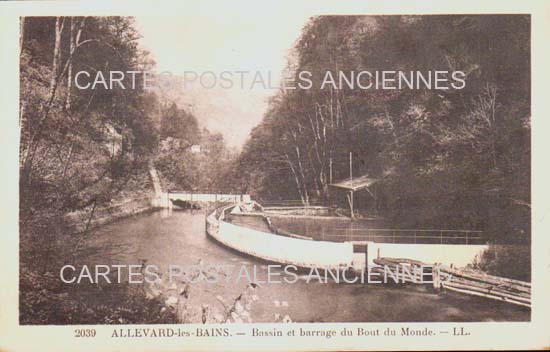 Cartes postales anciennes > CARTES POSTALES > carte postale ancienne > cartes-postales-ancienne.com Auvergne rhone alpes Isere Allevard