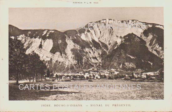 Cartes postales anciennes > CARTES POSTALES > carte postale ancienne > cartes-postales-ancienne.com Auvergne rhone alpes Isere Le Bourg D Oisans