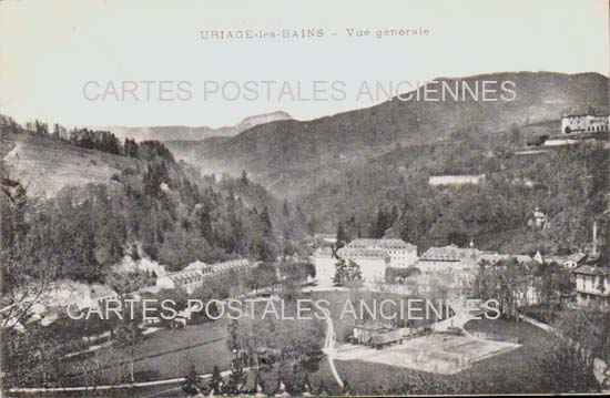 Cartes postales anciennes > CARTES POSTALES > carte postale ancienne > cartes-postales-ancienne.com Auvergne rhone alpes Isere Uriage