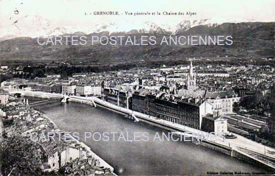 Cartes postales anciennes > CARTES POSTALES > carte postale ancienne > cartes-postales-ancienne.com Auvergne rhone alpes Isere Grenoble