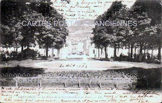 Cartes postales anciennes > CARTES POSTALES > carte postale ancienne > cartes-postales-ancienne.com Auvergne rhone alpes Isere Grenoble