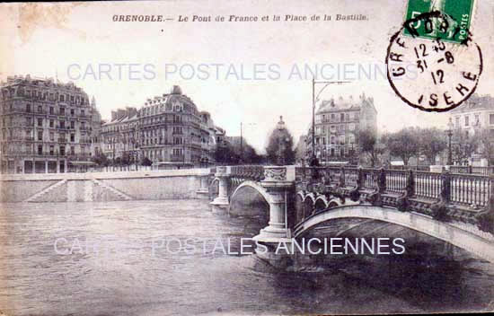 Cartes postales anciennes > CARTES POSTALES > carte postale ancienne > cartes-postales-ancienne.com Auvergne rhone alpes Isere Grenoble