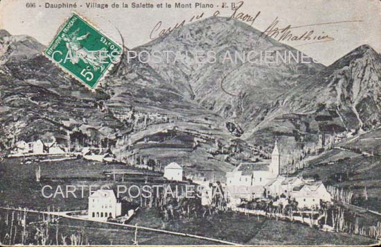 Cartes postales anciennes > CARTES POSTALES > carte postale ancienne > cartes-postales-ancienne.com Auvergne rhone alpes Isere La Salette Fallavaux