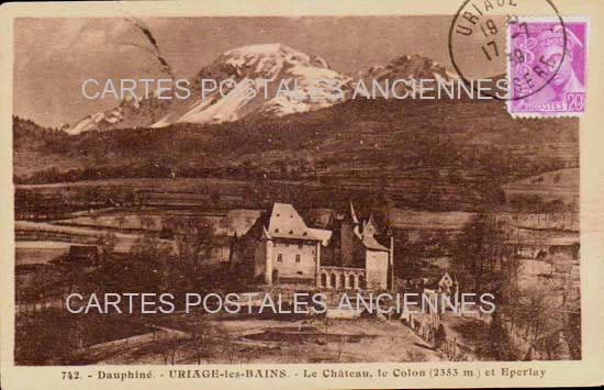 Cartes postales anciennes > CARTES POSTALES > carte postale ancienne > cartes-postales-ancienne.com Auvergne rhone alpes Isere Uriage