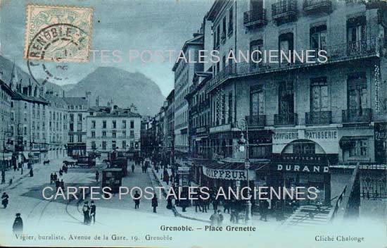 Cartes postales anciennes > CARTES POSTALES > carte postale ancienne > cartes-postales-ancienne.com Auvergne rhone alpes Isere Grenoble