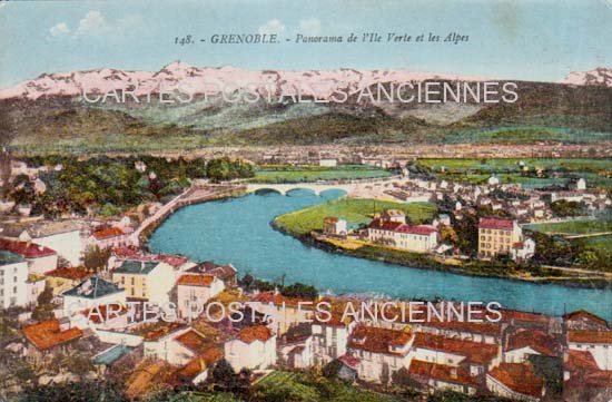 Cartes postales anciennes > CARTES POSTALES > carte postale ancienne > cartes-postales-ancienne.com Auvergne rhone alpes Isere Grenoble