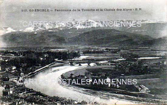 Cartes postales anciennes > CARTES POSTALES > carte postale ancienne > cartes-postales-ancienne.com Auvergne rhone alpes Isere Grenoble