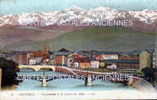 Cartes postales anciennes > CARTES POSTALES > carte postale ancienne > cartes-postales-ancienne.com Auvergne rhone alpes Isere Grenoble