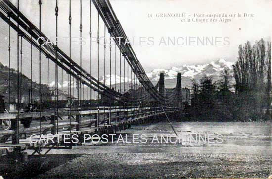 Cartes postales anciennes > CARTES POSTALES > carte postale ancienne > cartes-postales-ancienne.com Auvergne rhone alpes Isere Grenoble