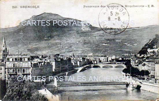 Cartes postales anciennes > CARTES POSTALES > carte postale ancienne > cartes-postales-ancienne.com Auvergne rhone alpes Isere Grenoble