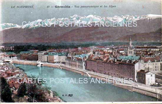 Cartes postales anciennes > CARTES POSTALES > carte postale ancienne > cartes-postales-ancienne.com Auvergne rhone alpes Isere Grenoble