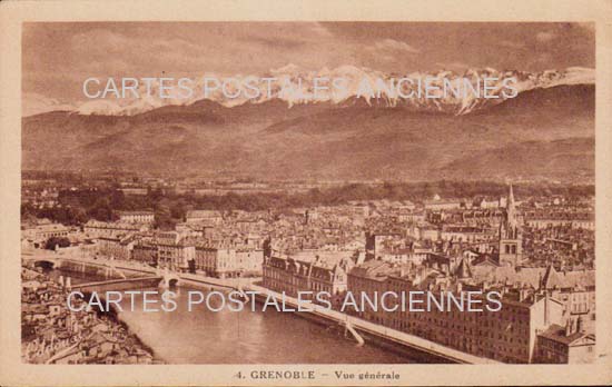 Cartes postales anciennes > CARTES POSTALES > carte postale ancienne > cartes-postales-ancienne.com Auvergne rhone alpes Isere Grenoble